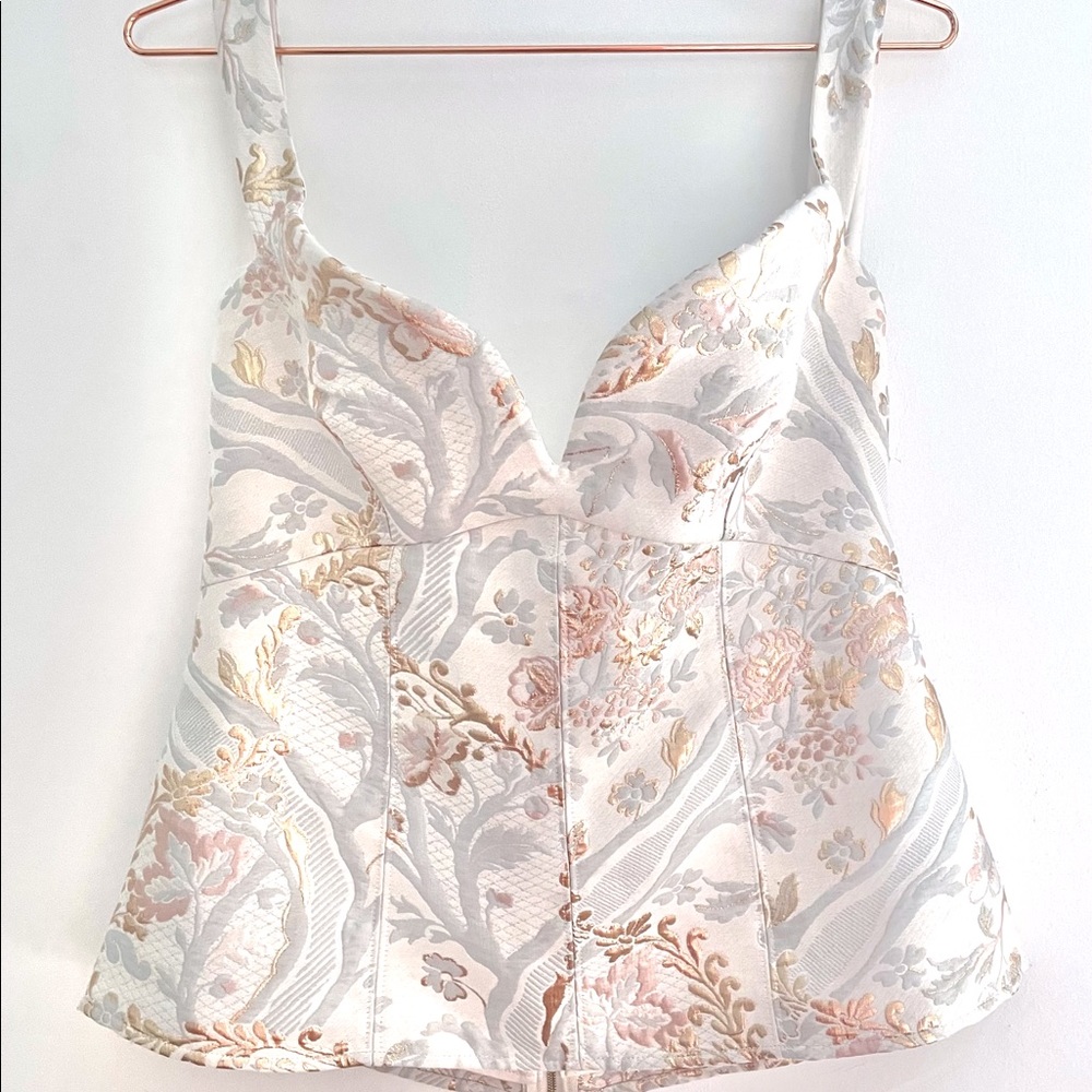 Express off the shoulder corset style top